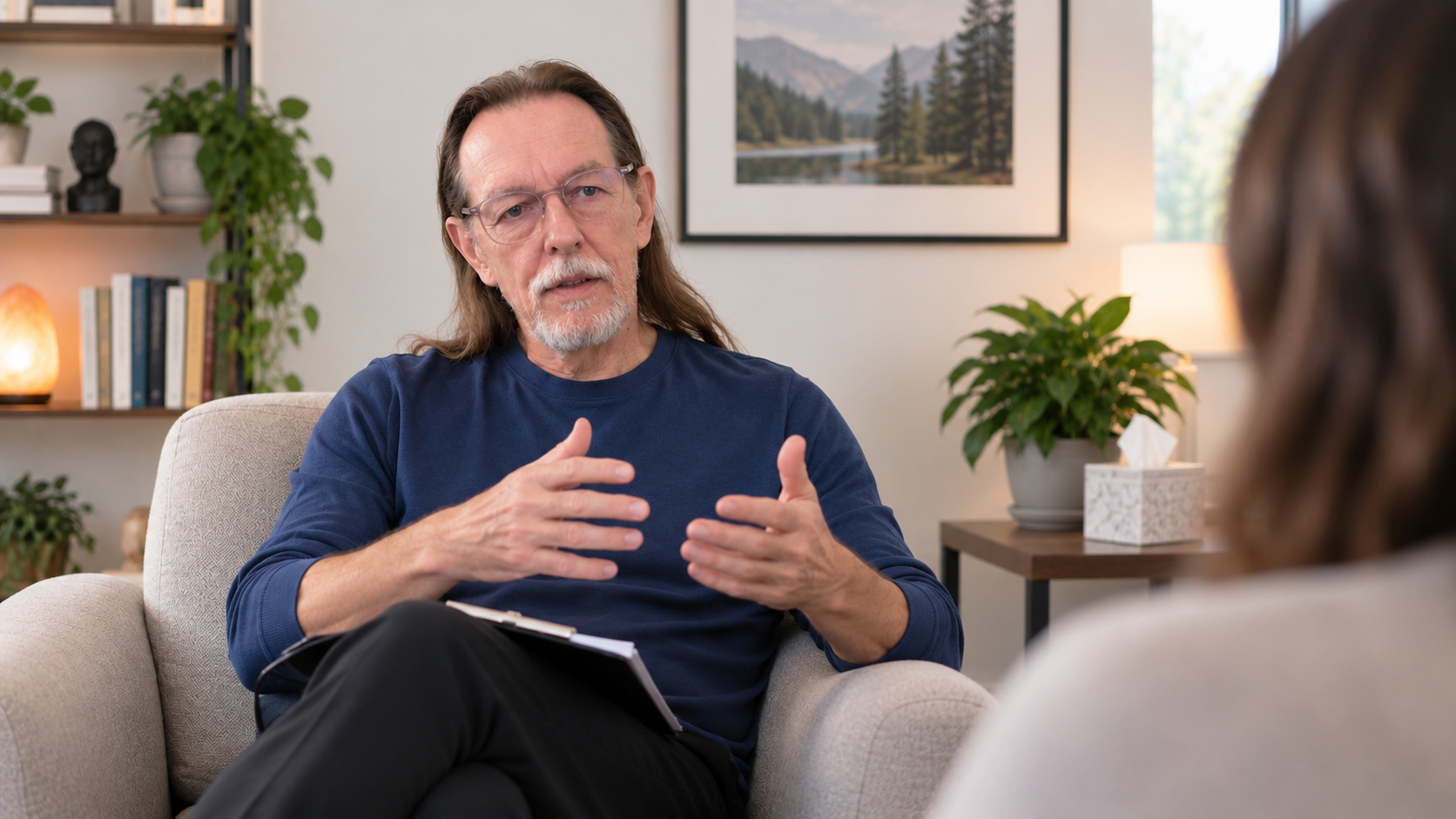 Gerry in a one-to-one coaching session
